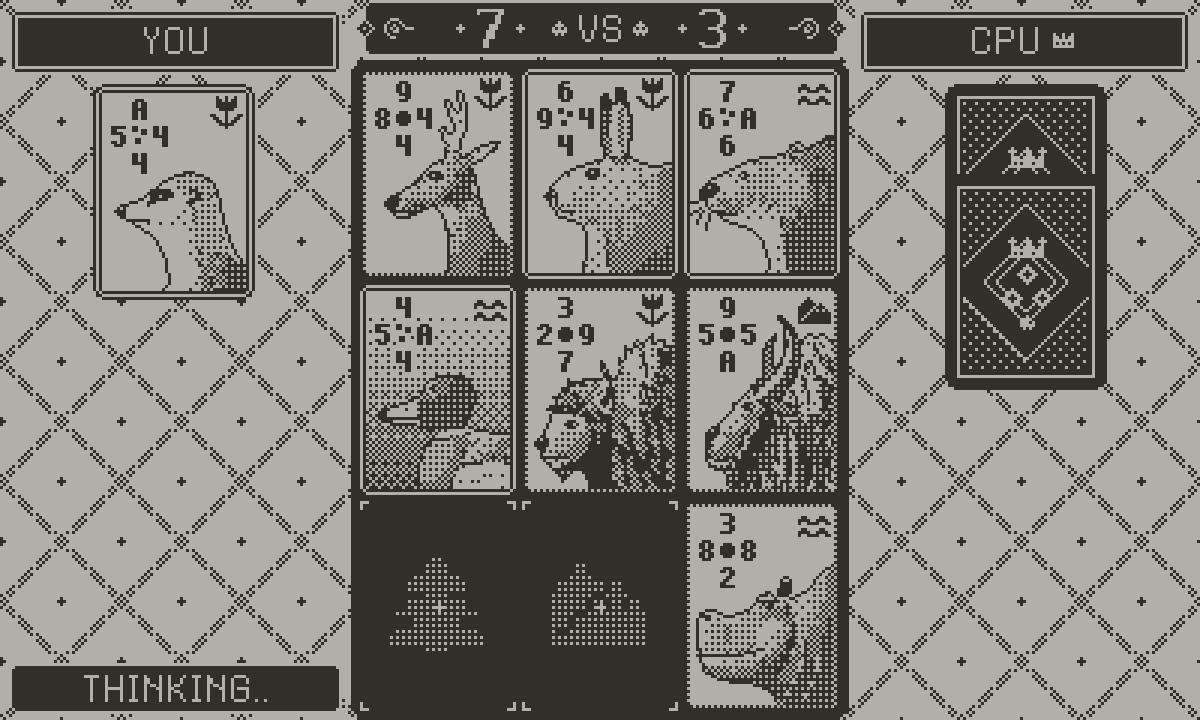 Beast Duel screenshot: Several flips at once