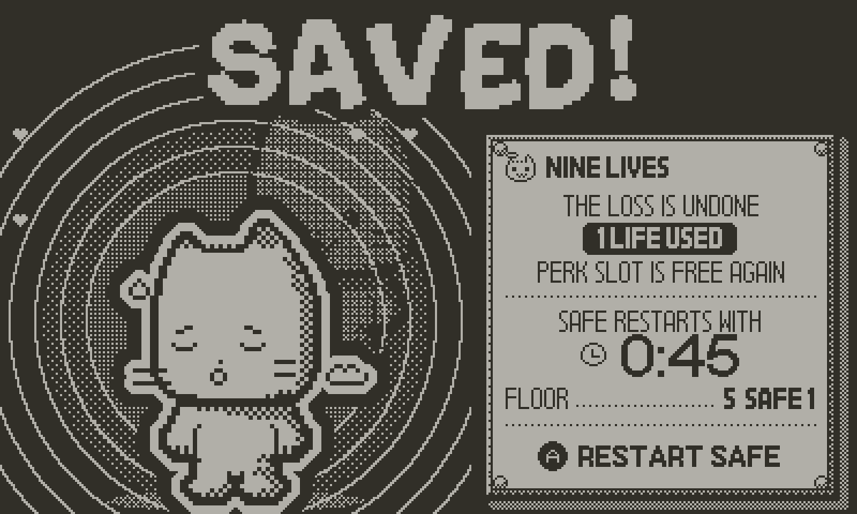 Safu screenshot: Saved by Nine Lives