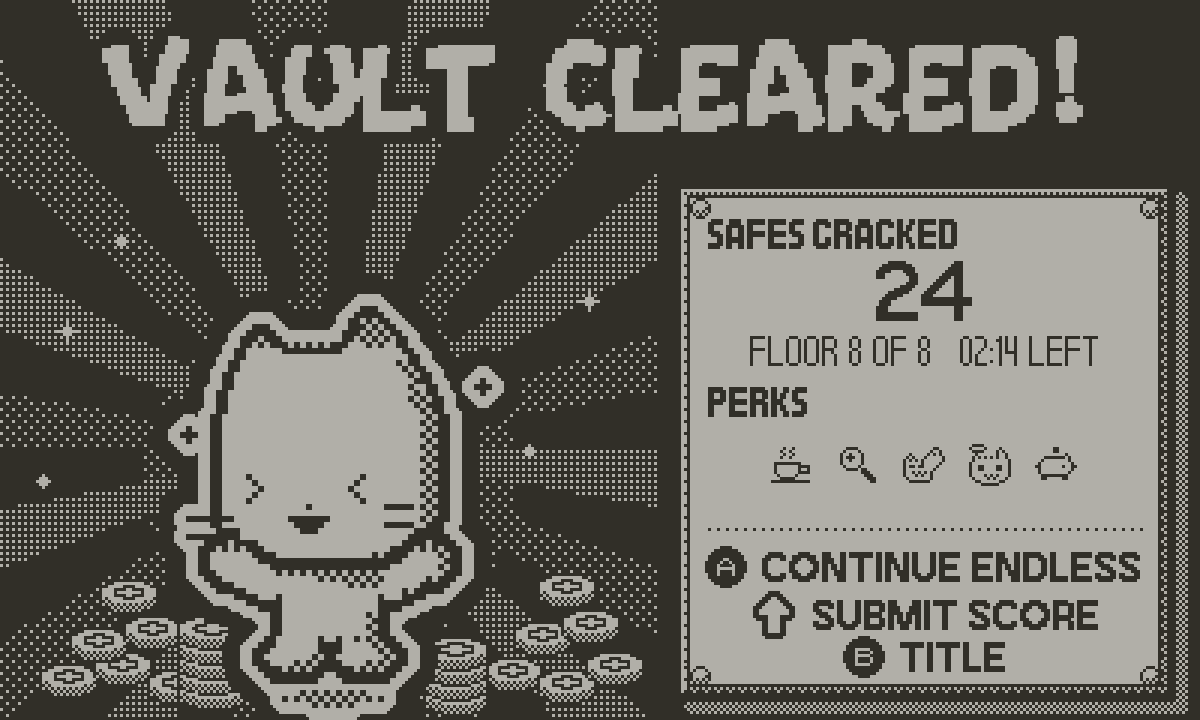Safu screenshot: Vault cleared